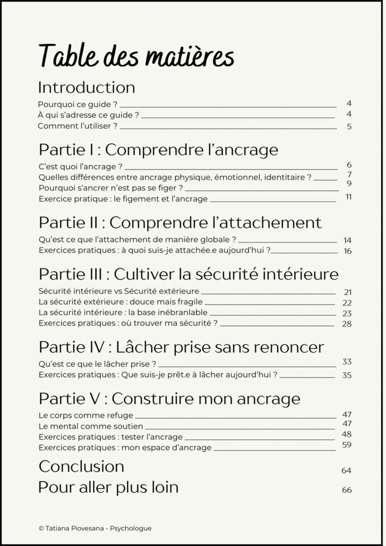 ancrage