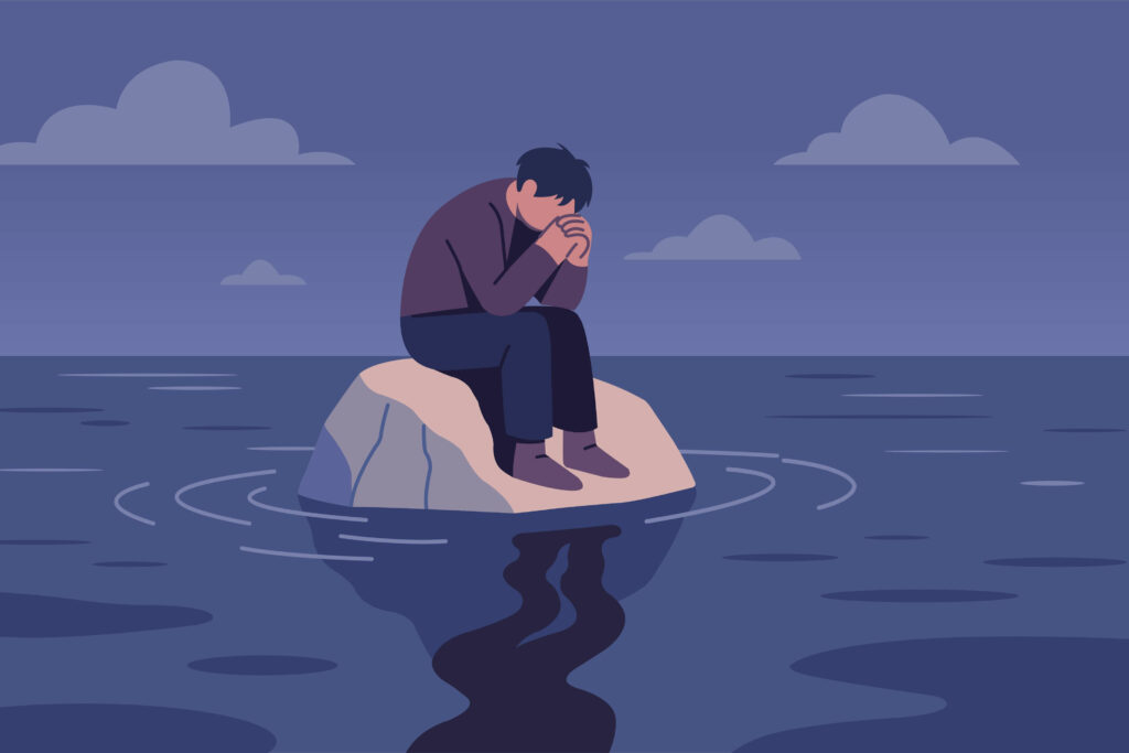 Anxiété et fatigue physique - llustration de Ahmed Hossam sur Unsplash